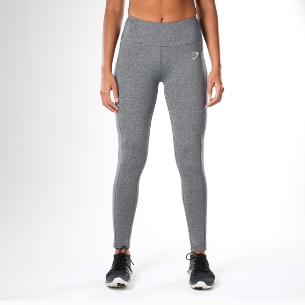 Gymshark Dry Sculpture Leggings - Charcoal Marl